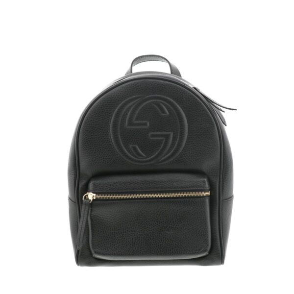 1240004015883 1 Gucci Soho Chain Backpack Black