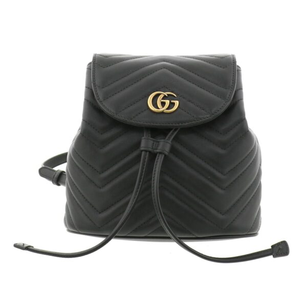 1240004015963 1 Gucci GG Marmont Backpack Black