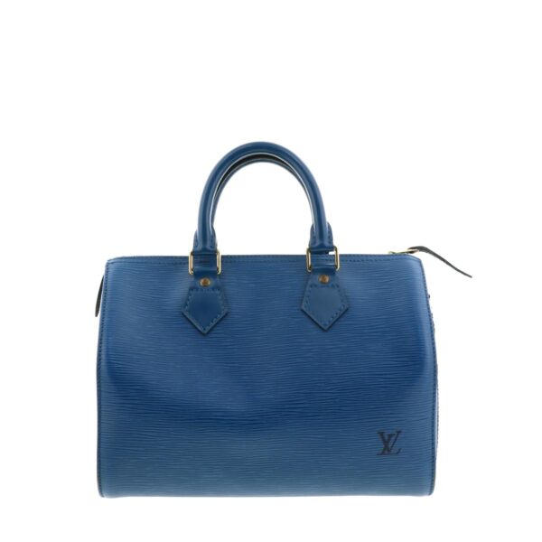 1240004015972 1 Louis Vuitton Speedy 25 Handbag Epi Toledo Blue