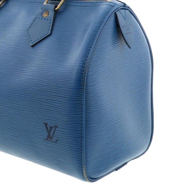 1240004015972 4 Louis Vuitton Speedy 25 Handbag Epi Toledo Blue