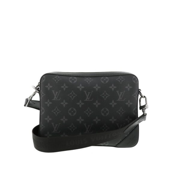 1240004016488 1 Louis Vuitton Trio Messager Shoulder Bag Monogram Eclipse