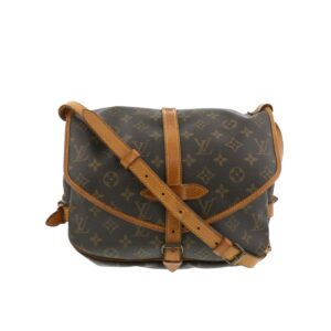 1240004016546 1 Louis Vuitton Pochette Twin GM Monogram Shoulder Bag Brown