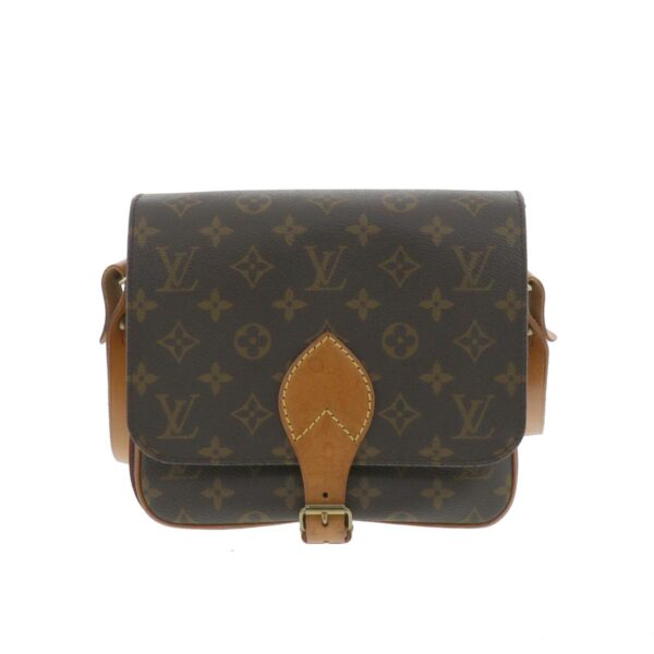 1240004016734 1 Louis Vuitton Cult Seal Shoulder Bag Monogram Brown