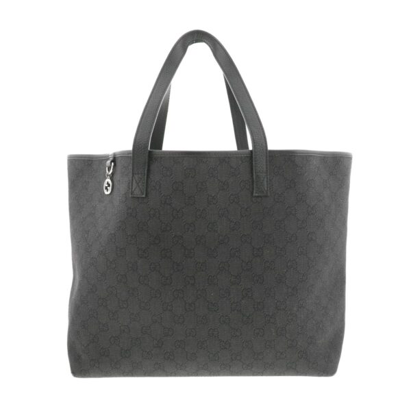 1240004017076 1 Gucci GG Canvas Tote Bag Black