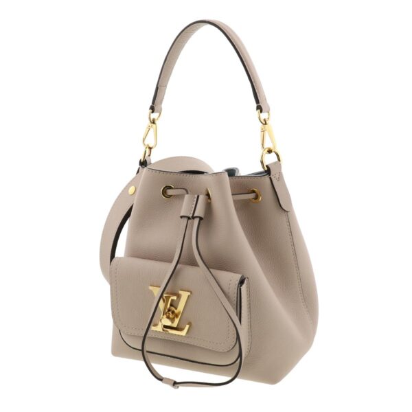 1240004017253 2 Louis Vuitton Lockme NV Shoulder Bag Beige