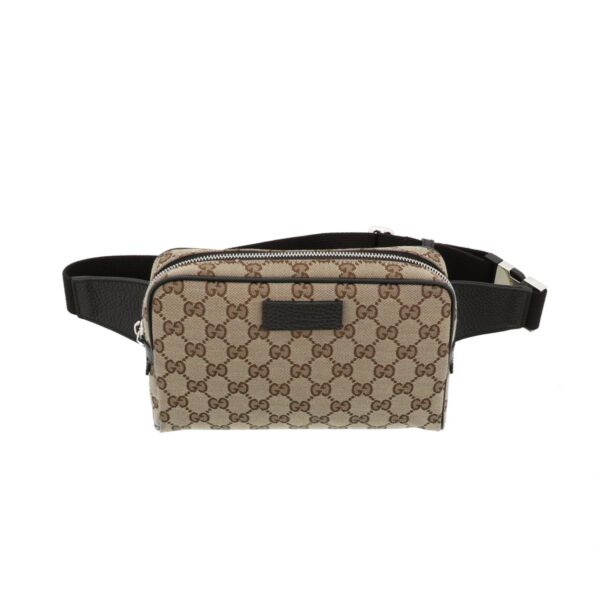 1240004017316 1 Gucci GG Canvas Body Bag Brown