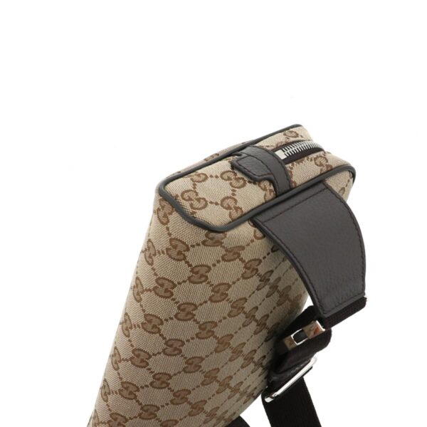 1240004017316 3 Gucci GG Canvas Body Bag Brown