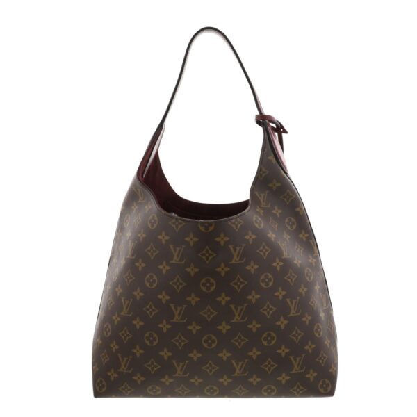 1240004017502 4 Louis Vuitton Flower Hobo Shoulder Bag Monogram Bordeaux