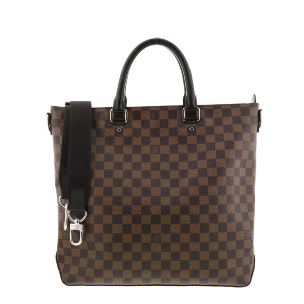 1240004017880 1 Louis Vuitton Jake Tote Bag Damier Ebene