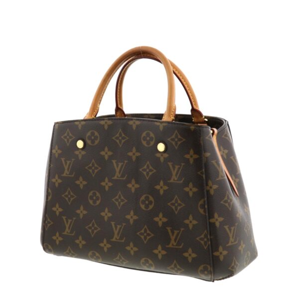 1240004018079 1 Louis Vuitton Montagne BB Handbag Monogram Brown