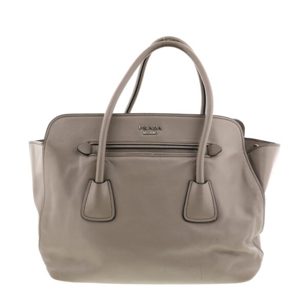 1240004018086 1 Prada 2way Shoulder Bag Beige