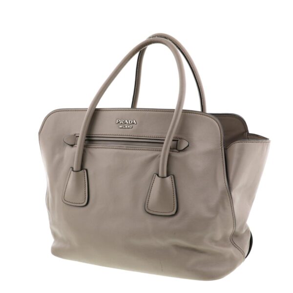 1240004018086 2 Prada 2way Shoulder Bag Beige