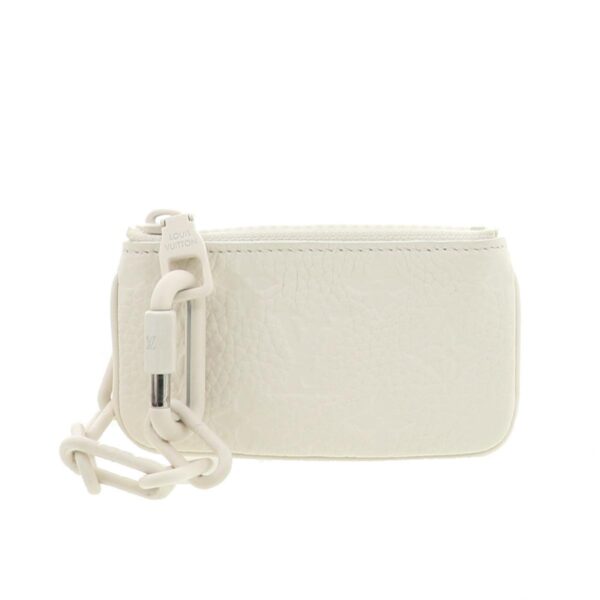 1240004018252 1 Louis Vuitton Pochett Cle Coin Purse Trilon White