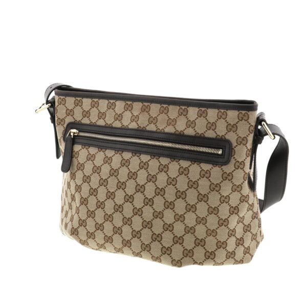 1240004018345 2 Gucci Shoulder Bag GG Canvas Brown