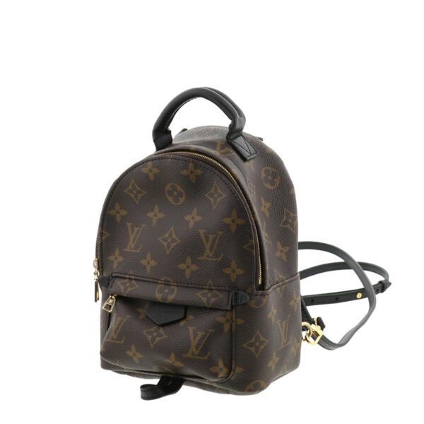 1240004018418 2 Louis Vuitton Palm Springs Mini Backpack Rucksack Monogram Brown