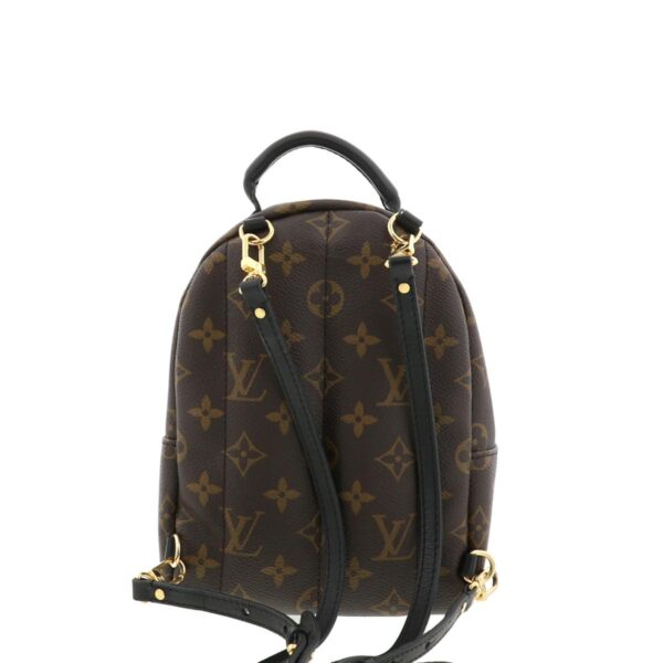 1240004018418 3 Louis Vuitton Palm Springs Mini Backpack Rucksack Monogram Brown