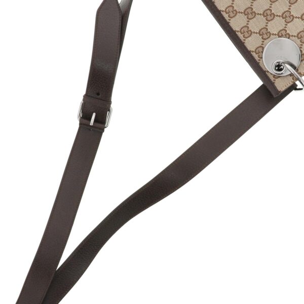 1240004018570 5 Gucci GG Canvas Shoulder Bag Brown