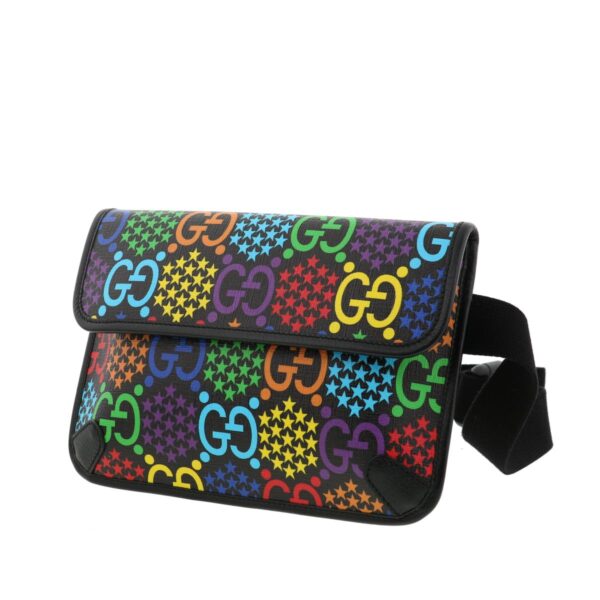 1240004018639 2 Gucci Psychedelic Belt Bag Black