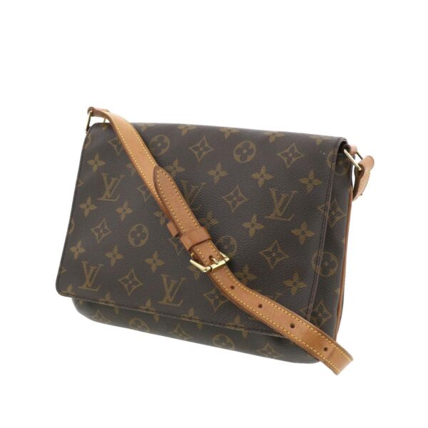 1240004018831 2 Louis Vuitton Musette Tango Shoulder Bag Monogram Brown