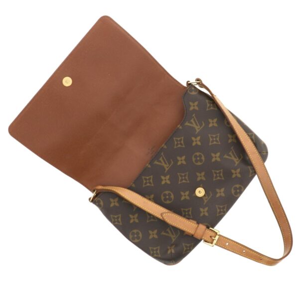 1240004018831 5 Louis Vuitton Musette Tango Shoulder Bag Monogram Brown