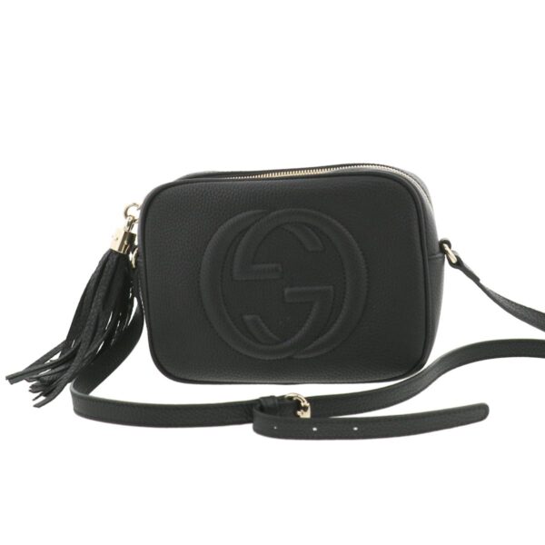 1240004018924 1 Gucci Soho Shoulder Bag Black