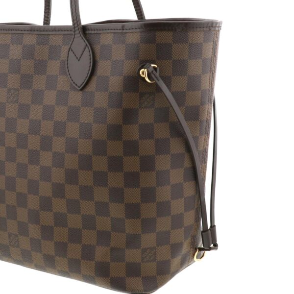 1240004019007 4 Louis Vuitton Neverfull MM Tote Bag Damier Ebene