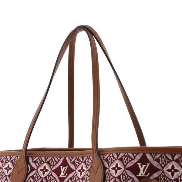 1240004019036 3 Louis Vuitton Neverfull MM Tote Bag Monogram Jacquard Bordeaux