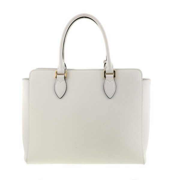 1240004019212 4 Prada Saffiano 2way Hand Bag White