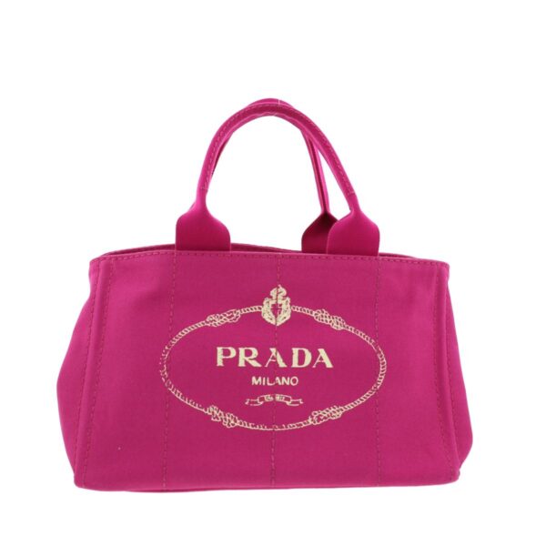 1240004019285 1 Prada Canapa 2way Tote Bag Pink