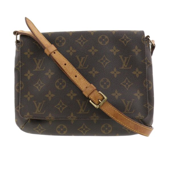 1240004019360 1 Louis Vuitton Musette Tango Short Shoulder Bag Monogram Brown