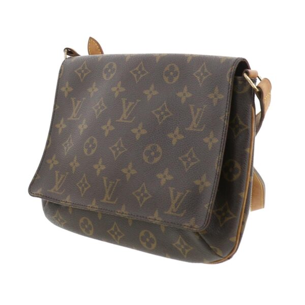 1240004019360 2 Louis Vuitton Musette Tango Short Shoulder Bag Monogram Brown