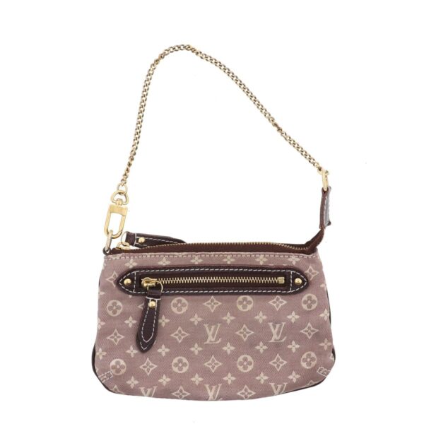 1240004019554 1 Louis Vuitton Mini Pochette Accessory Bag Monogram Sepia