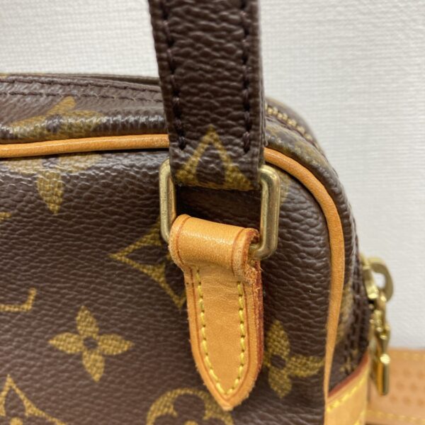 1240004019587 5 1 Louis Vuitton Pochet Malle Bandolier Shoulder Bag Monogram Brown