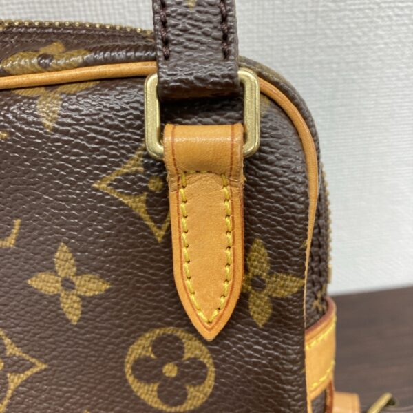 1240004019587 6 1 Louis Vuitton Pochet Malle Bandolier Shoulder Bag Monogram Brown