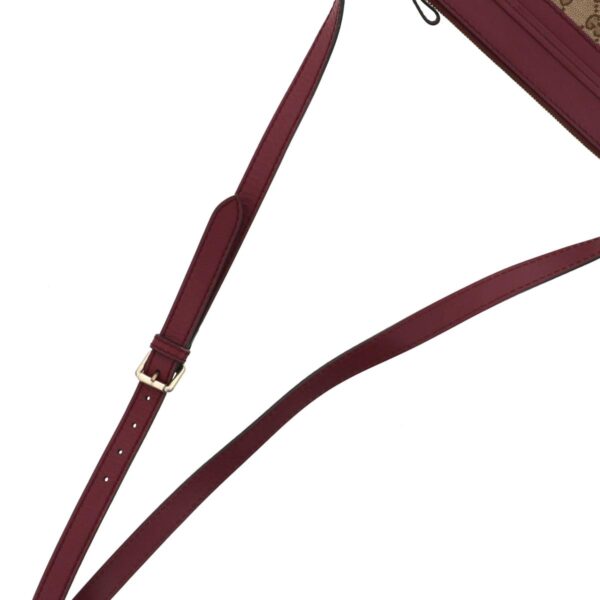 1240004019625 4 Gucci Mayfair Shoulder Bag GG Canvas Wine Red