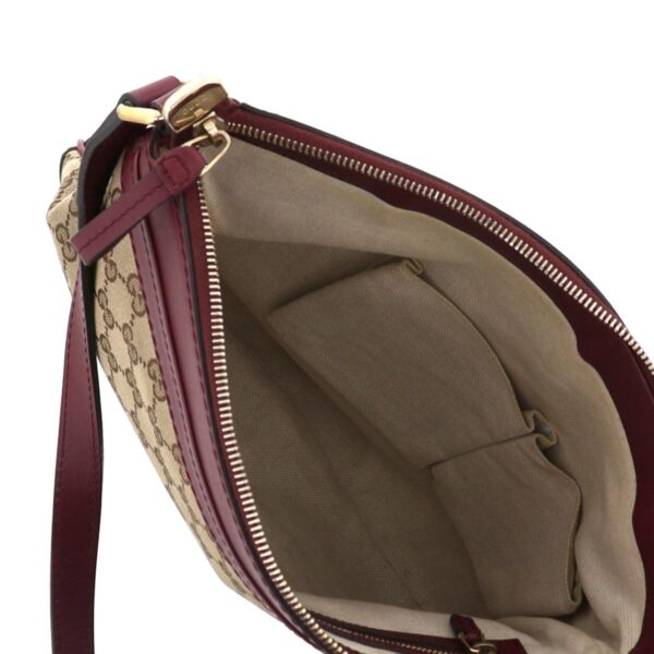 1240004019625 6 Gucci Mayfair Shoulder Bag GG Canvas Wine Red