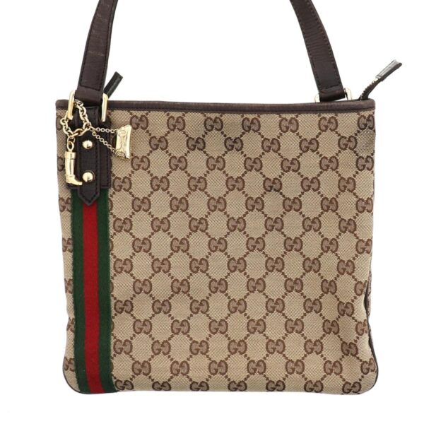 1240004019720 2 Gucci GG Canvas Shoulder Bag Beige