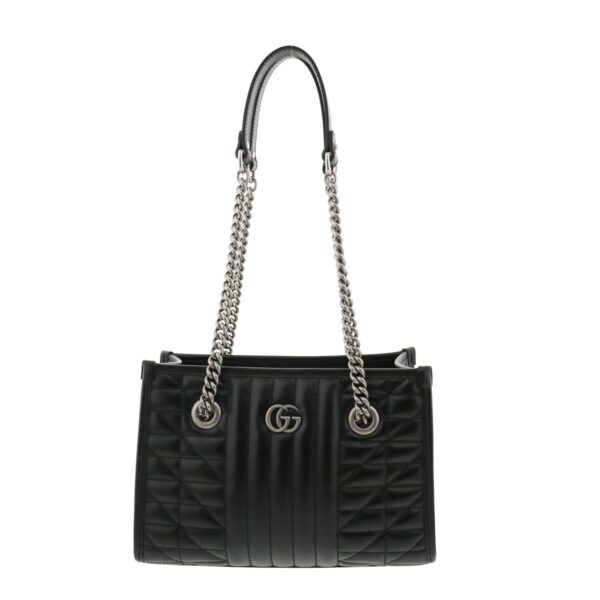 1240004020092 1 Gucci GG Marmont Small Tote Bag Black