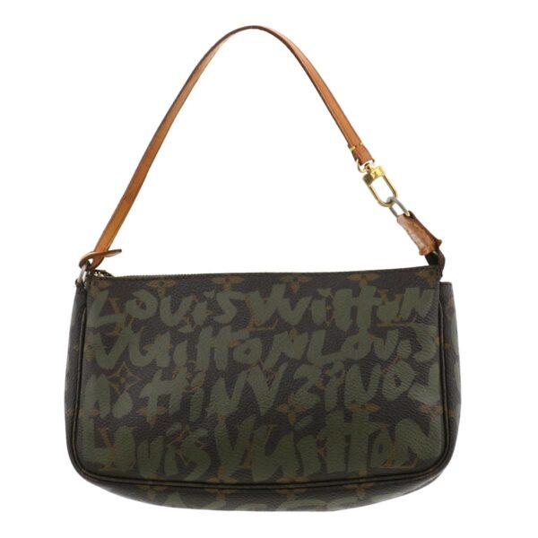 1240004020139 1 Louis Vuitton Pochette Accessory Graffiti Bag Monogram Graffiti Vert