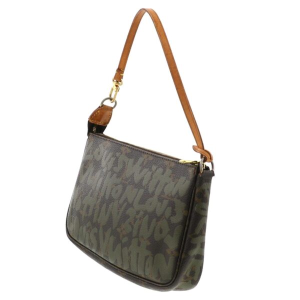 1240004020139 4 Louis Vuitton Pochette Accessory Graffiti Bag Monogram Graffiti Vert