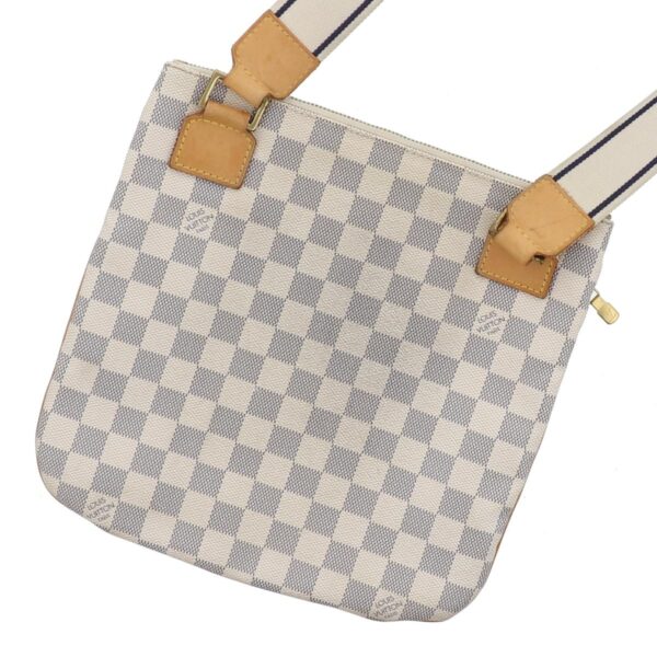 1240004020334 3 Louis Vuitton Pochette Bosshole Shoulder Bag Damier Azur