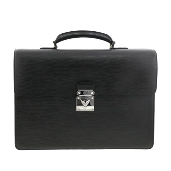 1240004020345 1 Louis Vuitton Luggite Briefcase Epi Noir