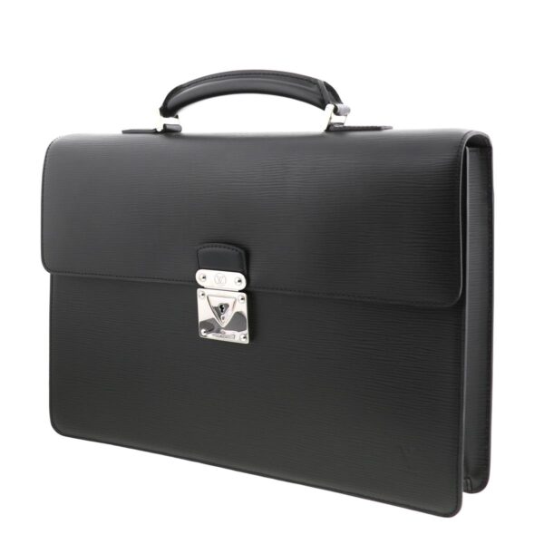 1240004020345 2 Louis Vuitton Luggite Briefcase Epi Noir