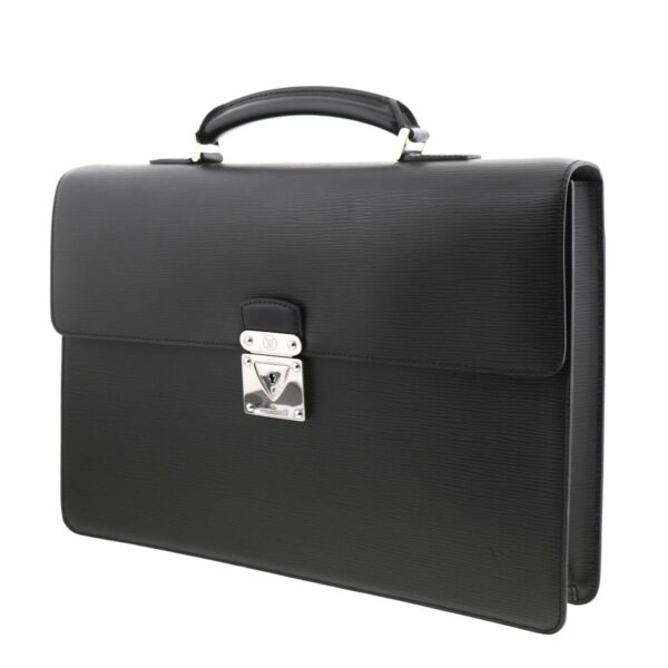 1240004020345 3 Louis Vuitton Luggite Briefcase Epi Noir