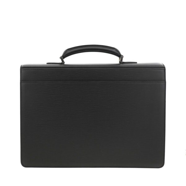 1240004020345 4 Louis Vuitton Luggite Briefcase Epi Noir