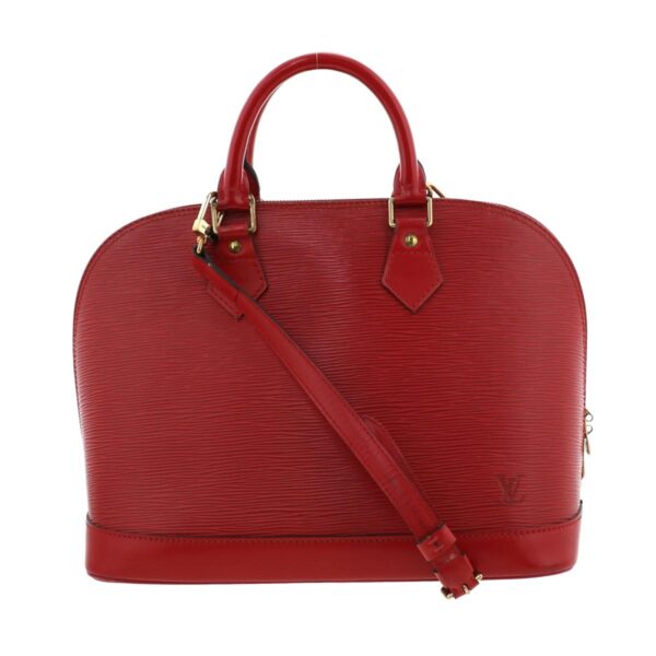 1240004020867 1 Louis Vuitton Alma Epi Handbag Red