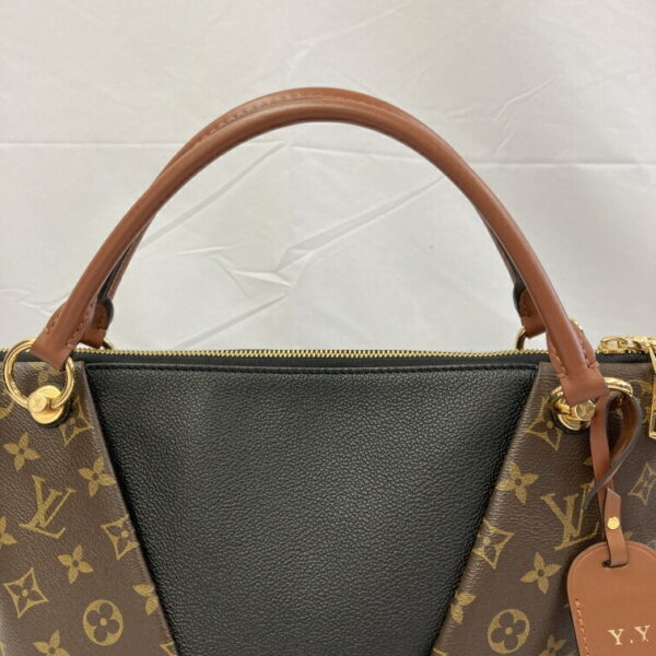 1240004021097 3 Louis Vuitton V Tote MM Bag Shoulder Messenger Bag Noir Black