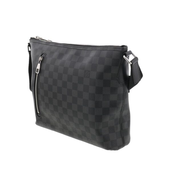 1240004021396 2 Louis Vuitton Mick PM Bag Shoulder Messenger Bag Damier Graphite Black