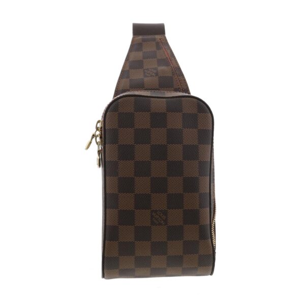 1240004021401 1 Louis Vuitton Jeronimos Bag Waist Body Bag Damier Ebene Brown