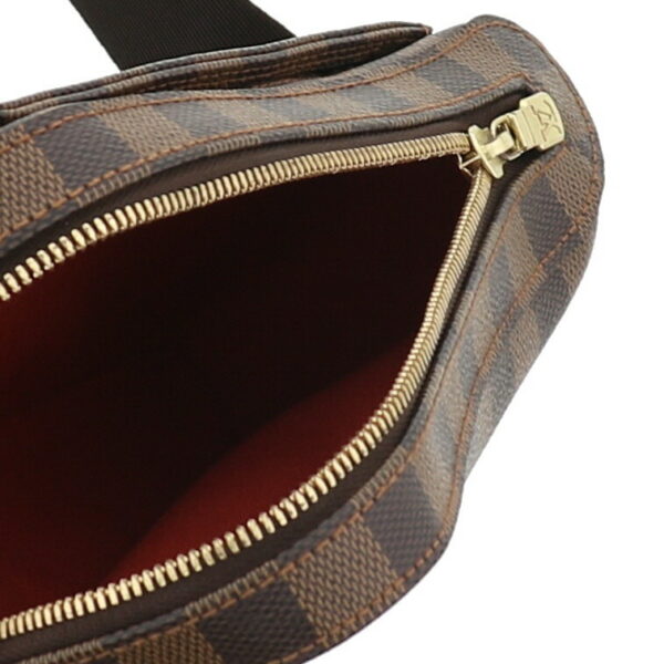 1240004021401 6 Louis Vuitton Jeronimos Bag Waist Body Bag Damier Ebene Brown